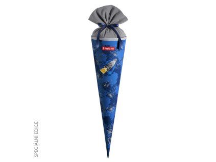 Kornout pro prvňáčky Step by Step Rocket Novo – školní kornout 70 cm (REFLECT edice)