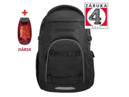 Školní batoh Coocazoo Byte Black Coal – AGR certifikát, 28 l