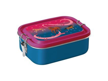 Krabička na svačinu Step by Step Wild Horse z nerezové oceli 0,8 l