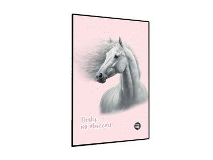 Desky na abecedu pro prvňáčky – Kůň Romantic Horse Girl