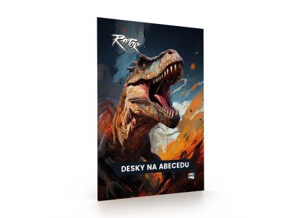 Desky na abecedu pro prvňáčky – Dino Raptor