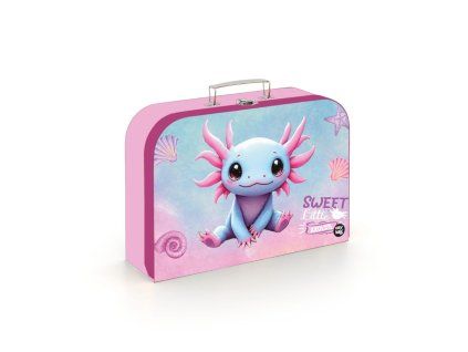 Dětský kufřík na výtvarné potřeby Axolotl – lamino 34 cm