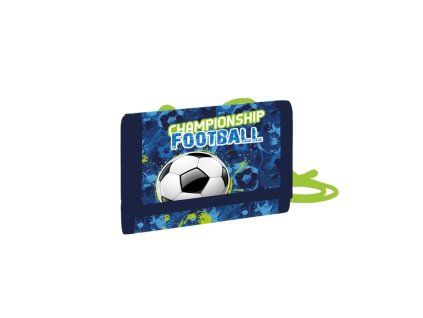 Dětská textilní peněženka Fotbal Championship se šňůrkou na krk