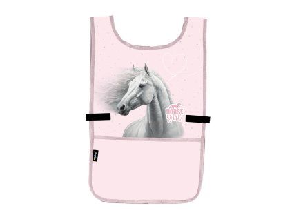 Dětská zástěra pončo na výtvarnou výchovu Kůň Romantic Horse Girl