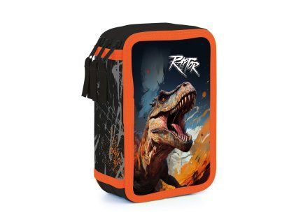 Školní penál třípatrový Oxybag Dino Raptor