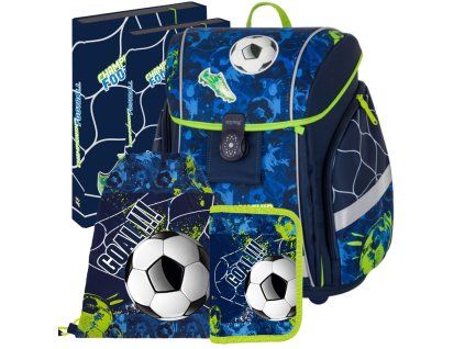 Školní set pro prvňáčky Oxybag PREMIUM LIGHT Fotbal Championship – 5 dílů