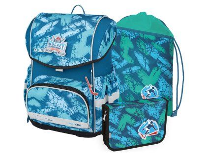 🧊 Školní set Stil Iceboy – cool výbava pro kluky do školy Moderní design Iceboy zaujme každého kluka, který chce být ve škole nepřehlédnutelný. Tento kvalitní školní set spojuje atraktivní vzhled s důrazem na pohodlí a zdravé nošení. 🎒 Lehká ergonomická aktovka pro každý den vhodná pro děti s výškou cca 120–135 cm hmotnost cca 1,1 kg – ideální pro malé školáky objem 18 l a nosnost až 10 kg rozměry: výška 40 cm, šířka 30 cm, hloubka 23 cm ✔️ 3D anatomicky tvarovaná záda kopírují páteř ✔️ prodyšné polstrování pro pohodlné nošení ✔️ hrudní pás + odnímatelný bederní pás pro stabilitu ✔️ magnetické zapínání OSMAR – snadné otevírání 🛡️ Bezpečnost a odolnost na prvním místě reflexní prvky ze všech stran pro lepší viditelnost vodoodpudivý materiál chrání obsah aktovky pevné voděodolné dno s plastovými nožičkami boční kapsy na láhev nebo deštník termo kapsa na svačinu 📚 Praktické vnitřní uspořádání prostorná hlavní komora s přepážkou na učebnice kapsička na drobnosti + kroužek na klíče jmenovka uvnitř aktovky kapsa ve víku na rozvrh hodin 🔥 Moderní design Iceboy výrazný klučičí motiv v „cool“ stylu chlupatý přívěsek ve tvaru srdce (oblíbený detail i u kluků jako maskot) vyměnitelná aplikace na suchý zip ✏️ Penál a sáček jako praktický doplněk jednopatrový penál se dvěma chlopněmi (19,5 × 13,5 × 4,5 cm) dostatek prostoru pro školní potřeby pevný sáček na přezůvky (44 × 32 cm) 🩺 Ověřeno odborníky Školní aktovky Stil jsou certifikované a ověřené lékaři – podporují zdravý vývoj zad a správné držení těla. 🎁 Ideální školní set pro prvňáčky Stil Iceboy je skvělá volba pro kluky, kteří chtějí kvalitní, pohodlný a moderní školní set do 1.–3. třídy.