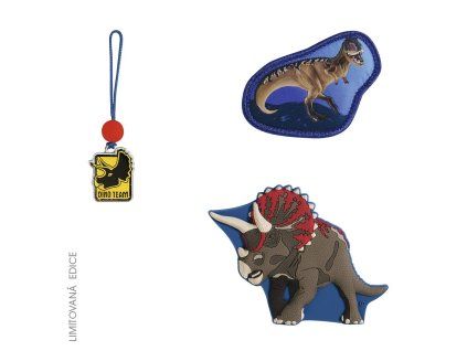 Doplňková sada MAGIC MAGS Step by Step Dinosaurs Triceratops – magnetky a přívěsek