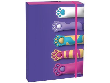 Box na sešity A5 s klopou Stil Paws