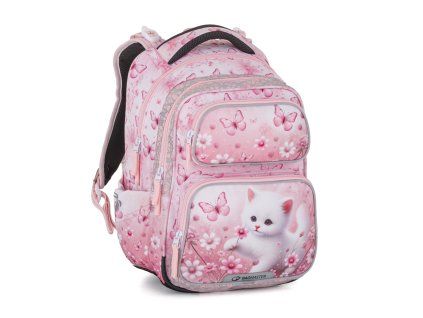 Školní batoh pro prvňáčky Bagmaster DOPI 26 A kočička