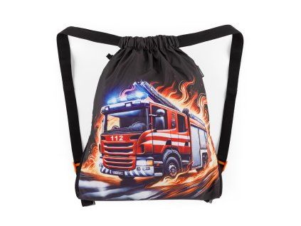 Školní sáček na přezůvky Bagmaster DOPI 26 B hasiči