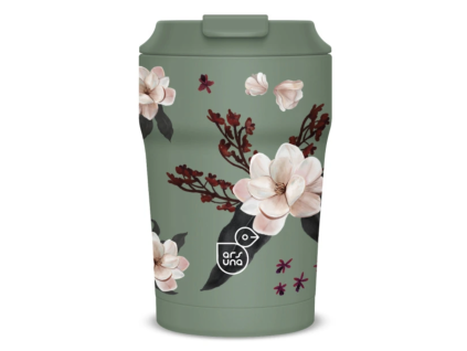 Termohrnek Ars Una Flowery Green 350 ml