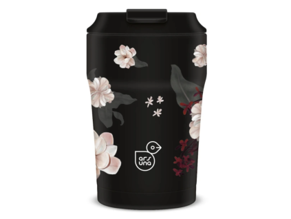 Termohrnek Ars Una Flowery Black 350 ml