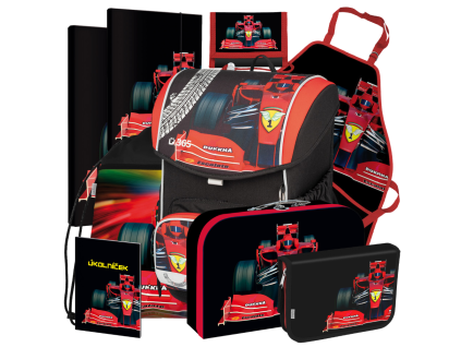 Školní aktovka Stil Formula – velký set 9 dílů