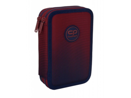 Školní penál 2 zipy CoolPack Jumper Gradient Costa vybavený