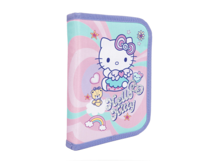 Školní penál Clipper Hello Kitty – 1 zip, prázdný