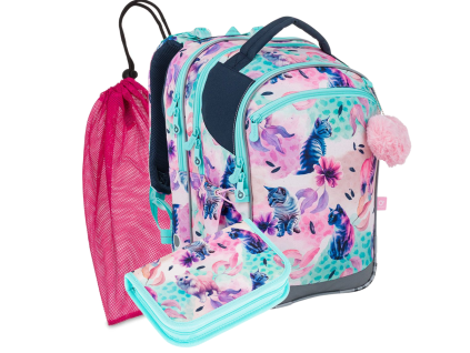 Školní batoh Topgal COCO 26006 set 3 díly Hravá koťátka