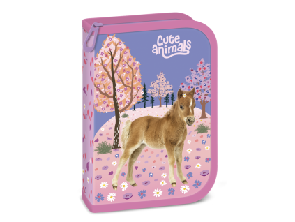 Školní penál Ars Una Cute Animals – Kůň plněný