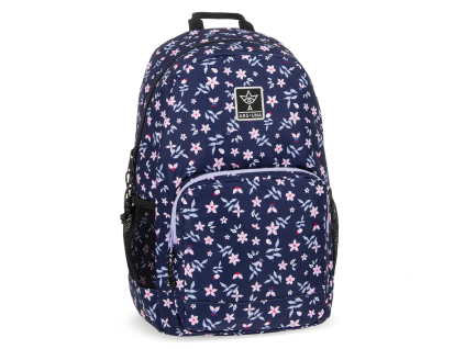 Studentský batoh Ars Una Navy Bloom AU-14