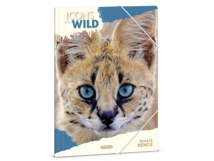 Složka na sešity A4 Ars Una Icons of the Wild – Serval