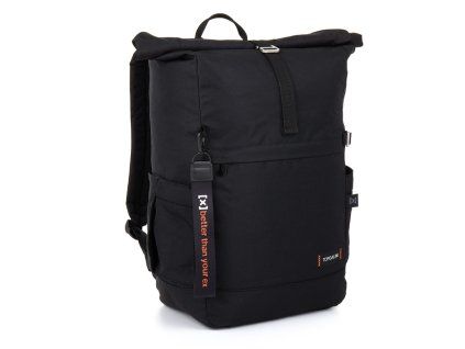 Studentský rolltop batoh Topgal EZRA 26059 Black