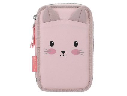 Dvoupatrový penál s výbavou Princess Mimi – kočička růžový
