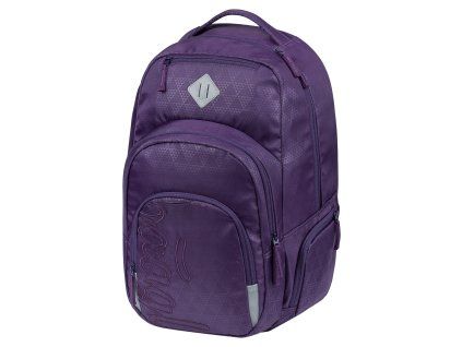 Školní batoh Baagl Coolmate Plum – velký studentský batoh 35 l