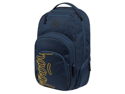 Školní batoh Baagl Coolmate Lux – modrý studentský batoh 35 l