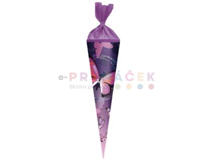 Školní kornout Herlitz Motýli 35 cm