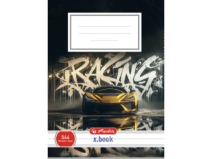 Sešit A5 linkovaný 544 Herlitz Racing Car – 40 listů