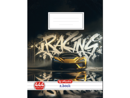 Sešit A4 linkovaný 444 Herlitz Racing Car – 40 listů