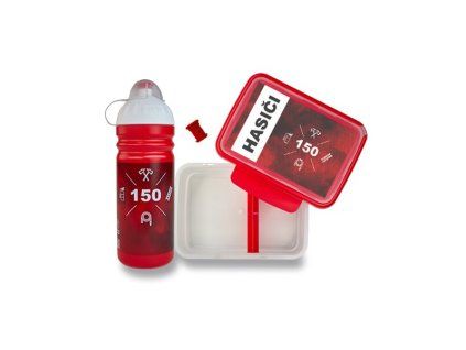 Set Zdravá lahev 0,7 l a Zdravá sváča Hasiči