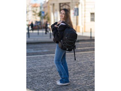 Studentský batoh Baggo Tweeny Black 23 l 16