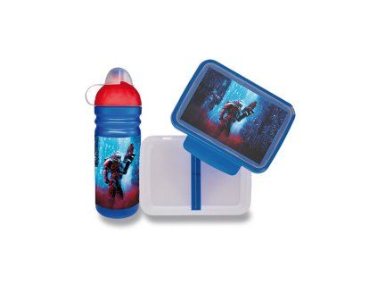 Set Zdravá lahev 0,7 l a Zdravá sváča Cyberpunk