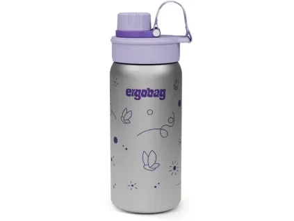Nerezová láhev Ergobag Butterfly 500 ml – odolná láhev pro školačky