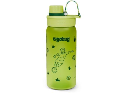 Láhev na pití Ergobag Soccer 550 ml – zelená dětská tritanová láhev