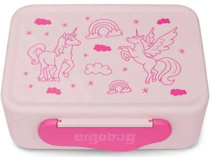 Svačinový box Ergobag Unicorn 1 l – dětský box na svačinu