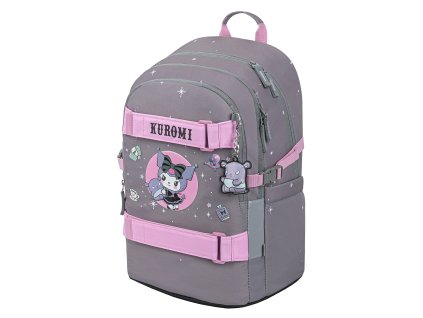 Školní batoh Baagl Skate Kuromi Grey 25 l