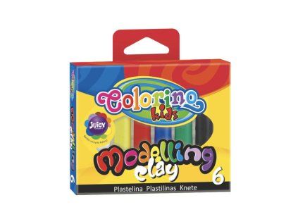 Plastelína Colorino JUICY – 6 barev