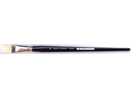 Štětec Koh-i-noor č. 16 plochý – kozí vlas, černý lak
