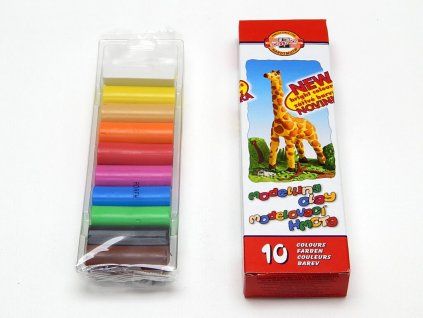 Plastelína Koh-i-noor – 10 barev, 200 g