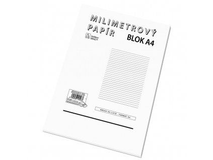 milimetrovy papir a4 blok 50 listu