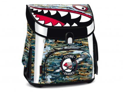 Školní aktovka Ars Una Flying Sharks Magnetic pro prvňáčky