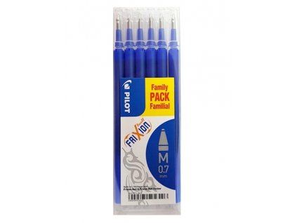 Pilot FriXion Ball 0,7 mm – sada 6 ks náplní
