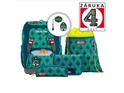 Školní batoh pro prvňáčky – 5dílný set, Step by Step GRADE Magic Castle