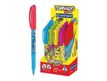 Pero Centropen Tornado Boom – ergonomické kuličkové pero pro školáky