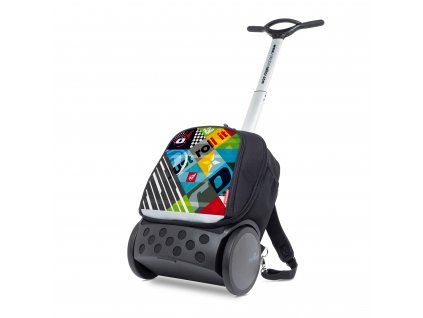 Školní a cestovní batoh na kolečkách Nikidom Roller UP XL Reef (27 l)