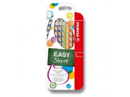 Pastelky Stabilo EASYcolors - 6 barev - pro leváky