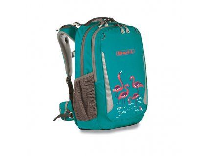 Školní batoh Boll School Mate 20 Flamingos Turquoise – pro 1.–3. třídu