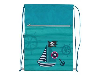 Sáček na přezůvky Stil Ocean Pirate s kapsou na zip